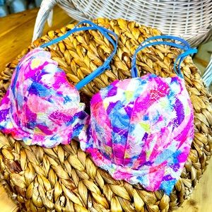 Pink bra. Lightly padded